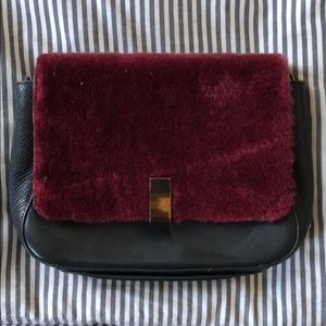 IIIBeCa By Joy Gryson  leather clutch